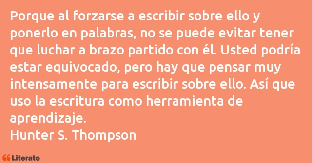 Frases de Hunter S. Thompson