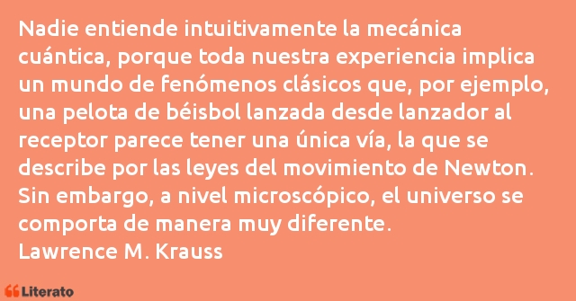 Frases de Lawrence M. Krauss