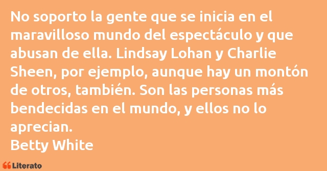 Frases de Betty White