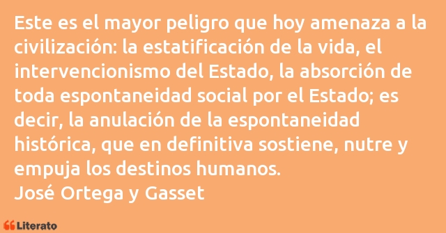 Frases de José Ortega y Gasset