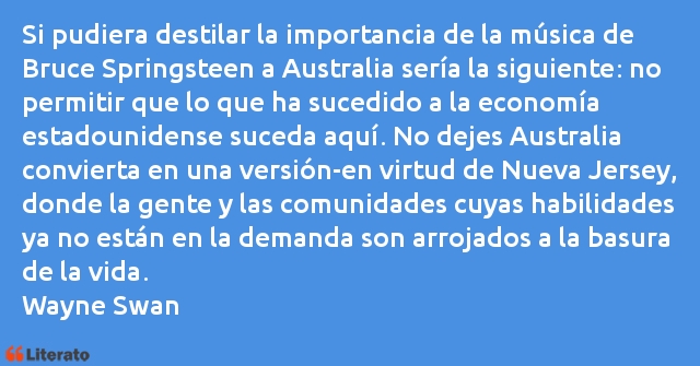 Frases de Wayne Swan