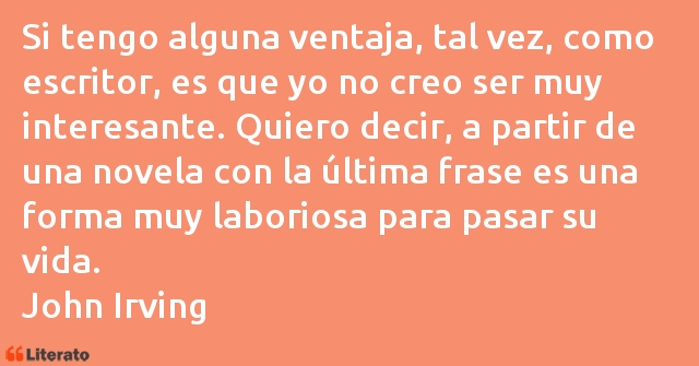 Frases de John Irving