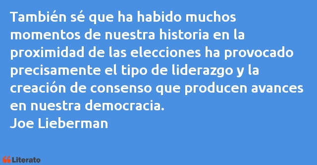 Frases de Joe Lieberman