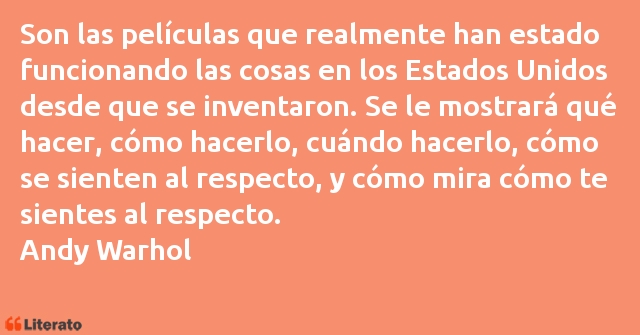 Frases de Andy Warhol