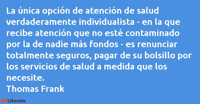 Frases de Thomas Frank