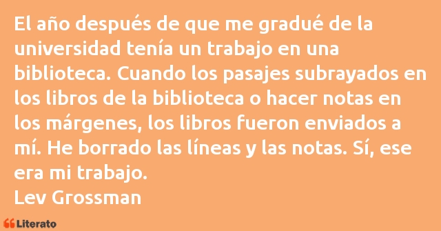 Frases de Lev Grossman