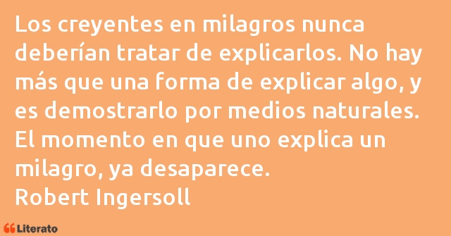 Frases de Robert Ingersoll