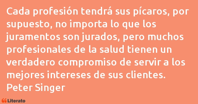 Frases de Peter Singer