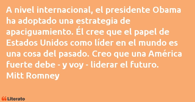 Frases de Mitt Romney