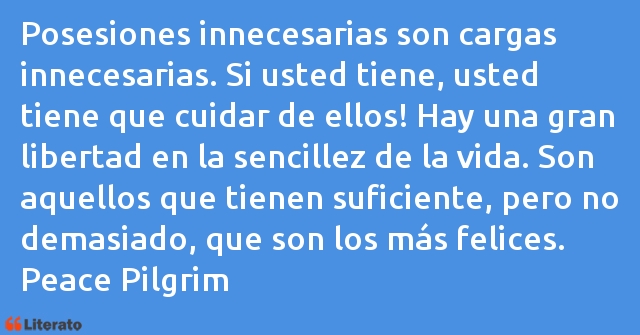 Frases de Peace Pilgrim