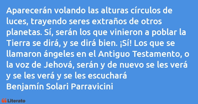 Frases de Benjamín Solari Parravicini