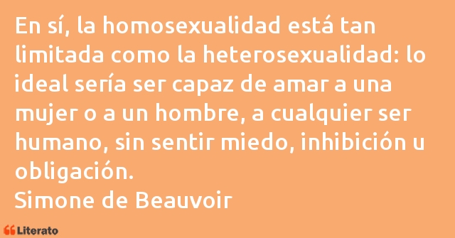 Frases de Simone de Beauvoir