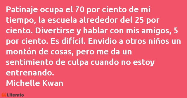 Frases de Michelle Kwan