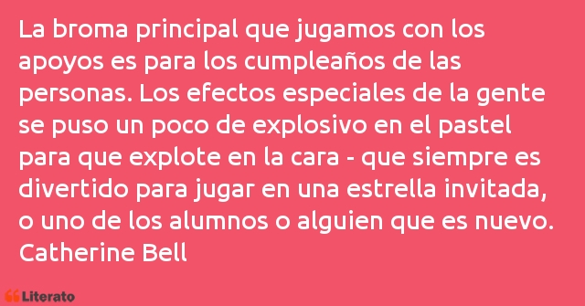 Frases de Catherine Bell