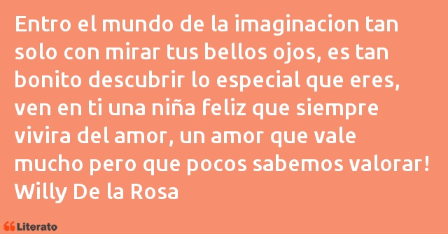 Frases de Willy De la Rosa