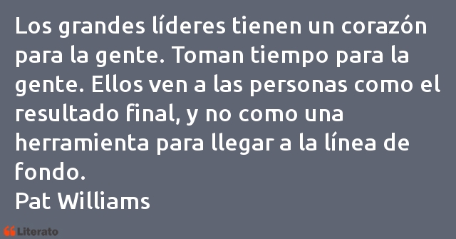 Frases de Pat Williams