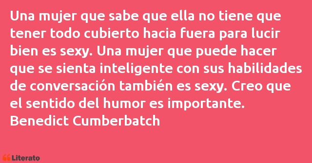 Frases de Benedict Cumberbatch