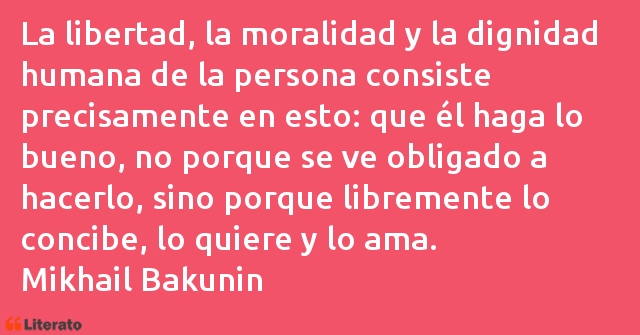 Frases de Mikhail Bakunin