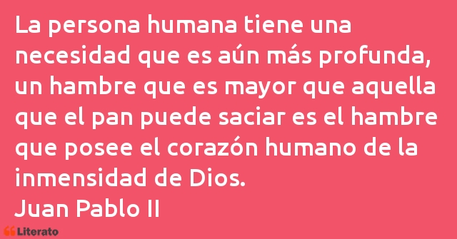 Frases de Juan Pablo II