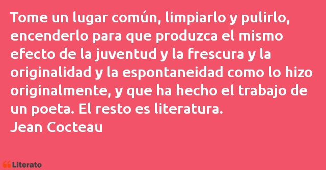 Frases de Jean Cocteau