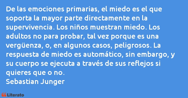 Frases de Sebastian Junger