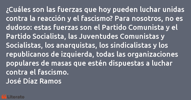 Frases de José Díaz Ramos