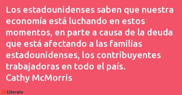 Frases de Cathy McMorris