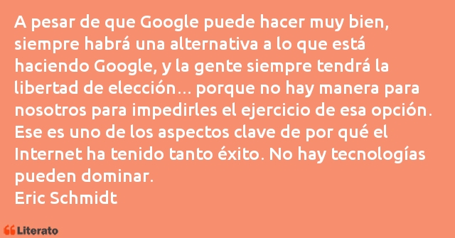 Frases de Eric Schmidt