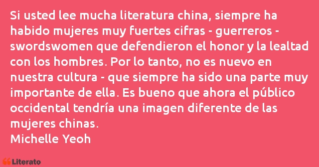 Frases de Michelle Yeoh