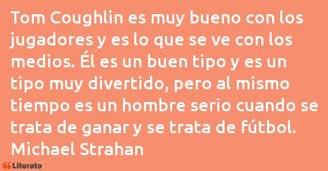 Frases de Michael Strahan