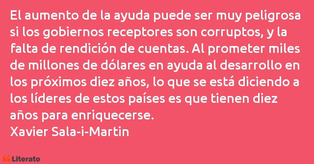 Frases de Xavier Sala-i-Martin