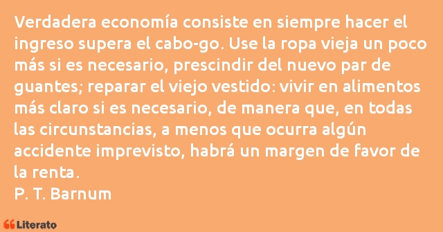 Frases de P. T. Barnum