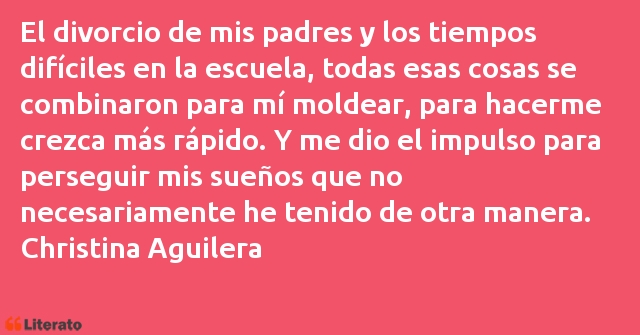 Frases de Christina Aguilera