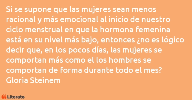 Frases de Gloria Steinem