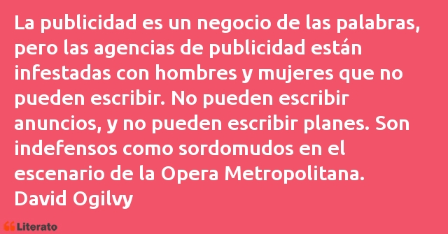 Frases de David Ogilvy