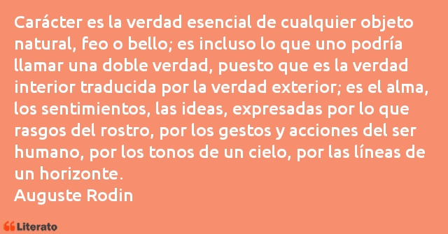 Frases de Auguste Rodin