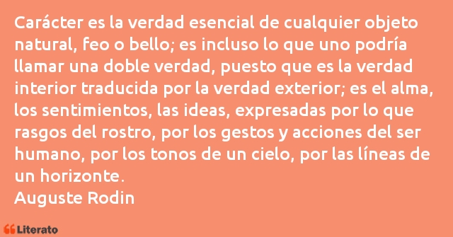 Frases de Auguste Rodin