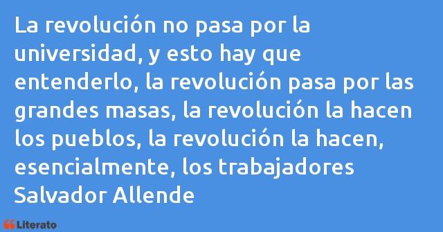 Frases de Salvador Allende