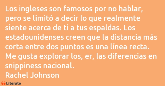 Frases de Rachel Johnson