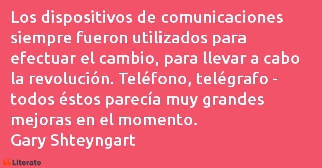 Frases de Gary Shteyngart