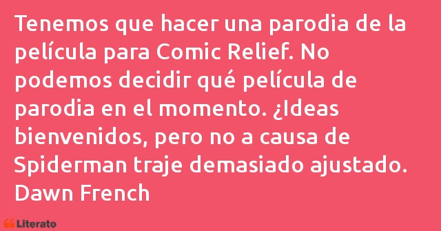 Frases de Dawn French