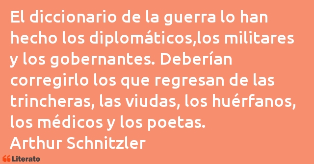 Frases de Arthur Schnitzler