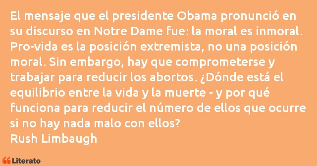 Frases de Rush Limbaugh