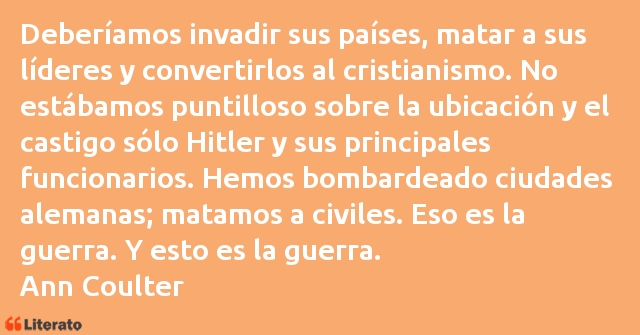 Frases de Ann Coulter