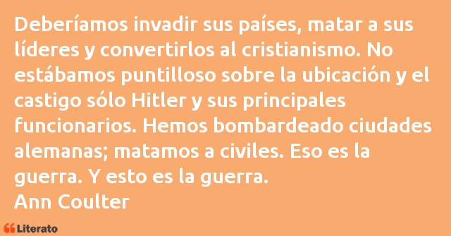 Frases de Ann Coulter