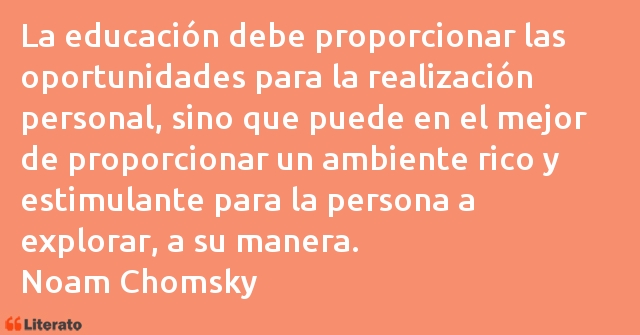 Frases de Noam Chomsky