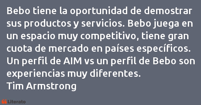 Frases de Tim Armstrong