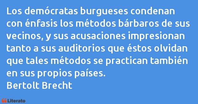 Frases de Bertolt Brecht