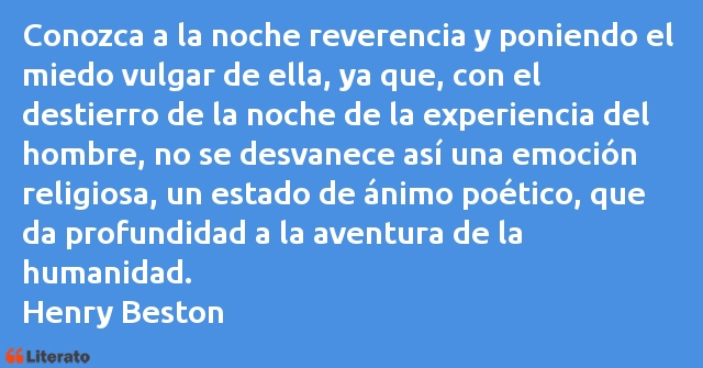 Frases de Henry Beston