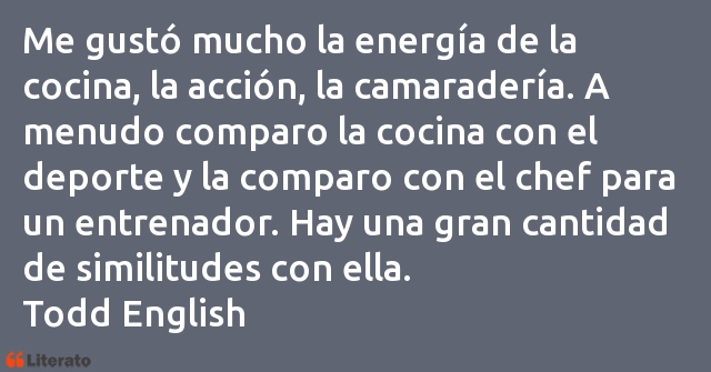 Frases de Todd English